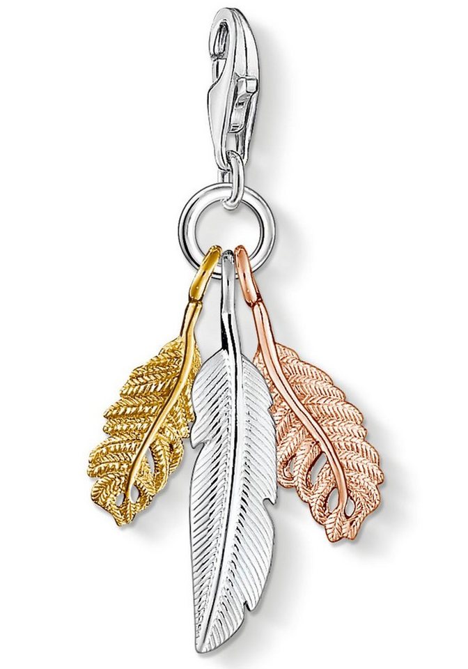 THOMAS SABO Charm-Einhänger Federn von THOMAS SABO