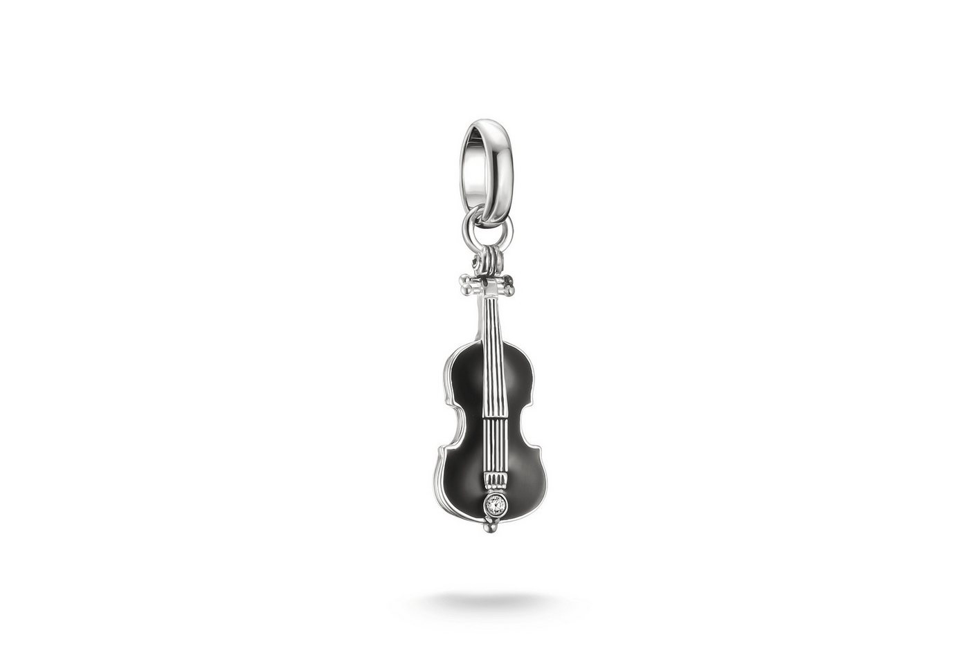 THOMAS SABO Charm-Einhänger THOMAS SABO Wednesday Cello-Optik Charm - Connect, mit Zirkonia (synth) von THOMAS SABO