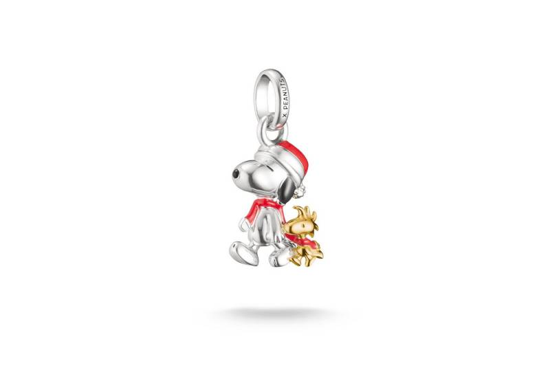 THOMAS SABO Charm-Einhänger THOMAS SABO x Peanuts Snoopy/Woodstock Santa Edition - Connect von THOMAS SABO