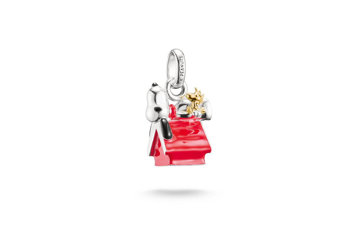THOMAS SABO Charm-Einhänger THOMAS SABO x Peanuts Snoopy/Woodstock auf der Hundehütte - Connect von THOMAS SABO