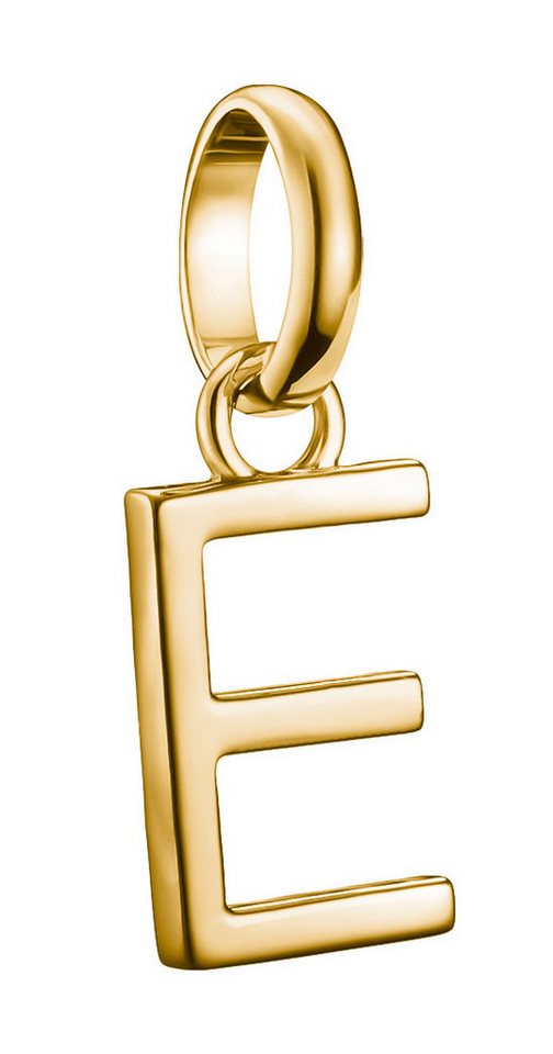 THOMAS SABO Charm-Einhänger Thomas Sabo Charm-Anhänger Buchstabe E Connect vergoldet von THOMAS SABO