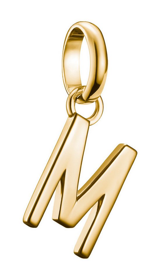 THOMAS SABO Charm-Einhänger Thomas Sabo Charm-Anhänger Buchstabe M Connect vergoldet von THOMAS SABO
