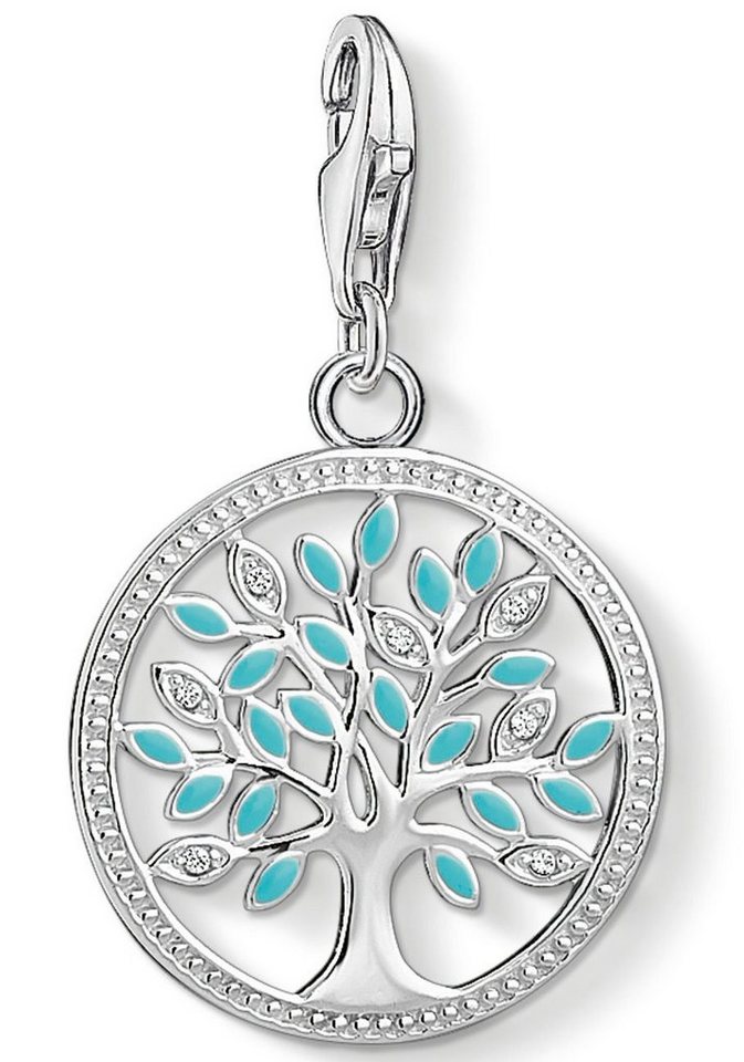 THOMAS SABO Charm-Einhänger Tree of Love, 1469-041-17, mit Zirkonia (synth) von THOMAS SABO