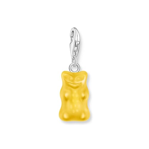 THOMAS SABO Charm-Goldbären-Anhänger in Gelb Silber von THOMAS SABO
