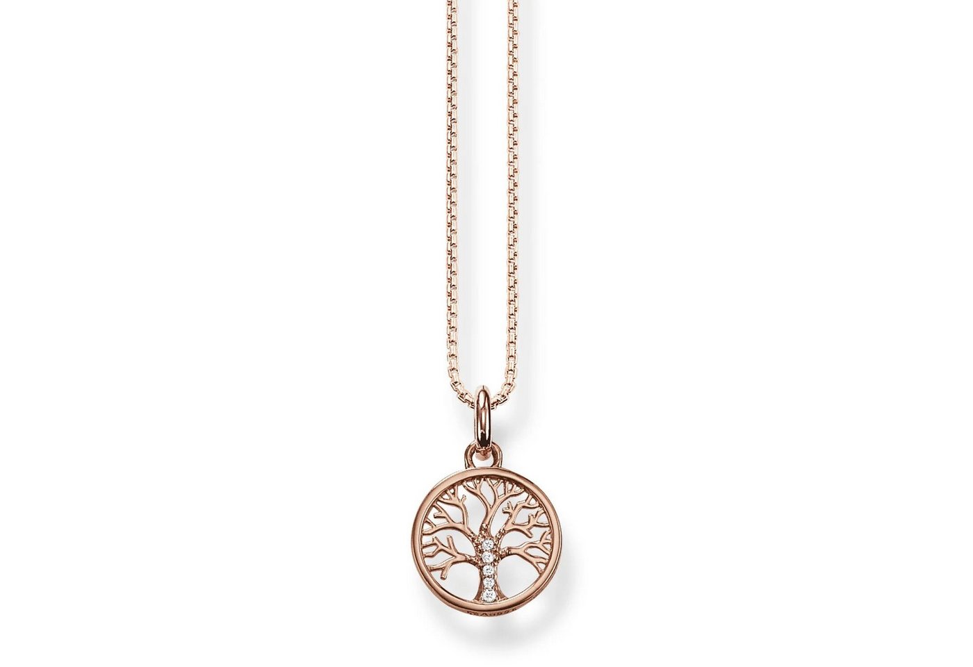 THOMAS SABO Charm-Kette KE2092-416-14 - Collier Necklace Tree Of Love- Silber rose vergoldet THOMAS SABO Charm-Kette KE2092-416-14 - Collier Necklace Tree Of Love- Silber rose vergoldet von THOMAS SABO