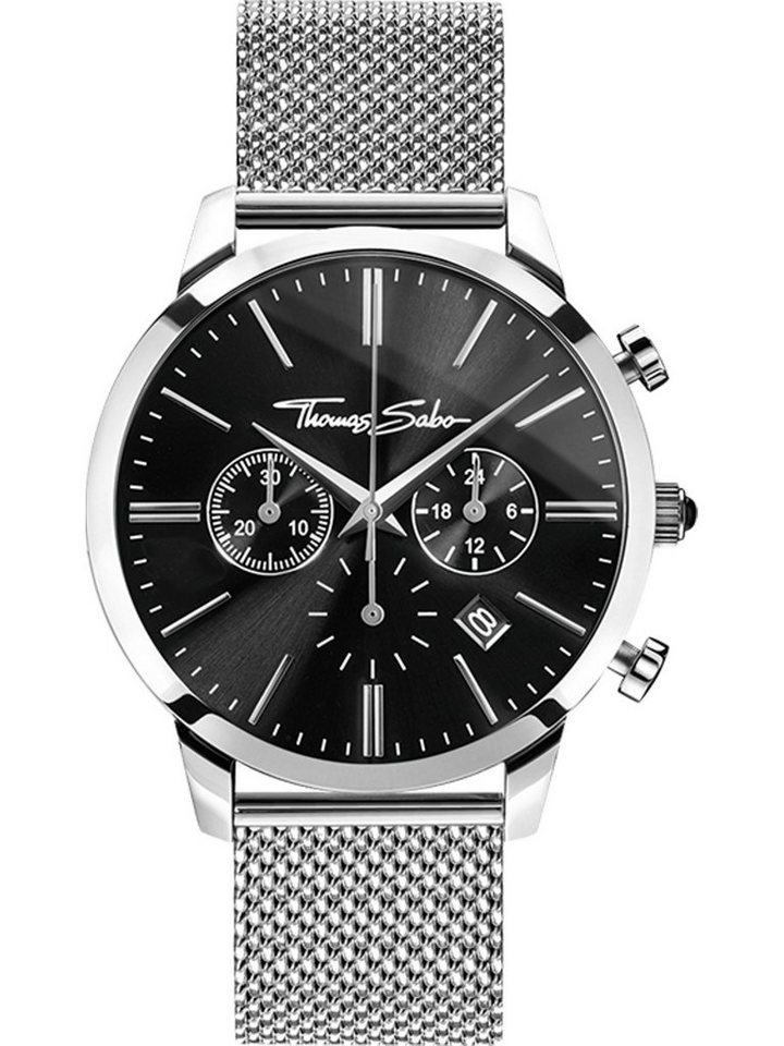 THOMAS SABO Chronograph Thomas Sabo Herren-Uhren Analog Quarz, Klassikuhr von THOMAS SABO