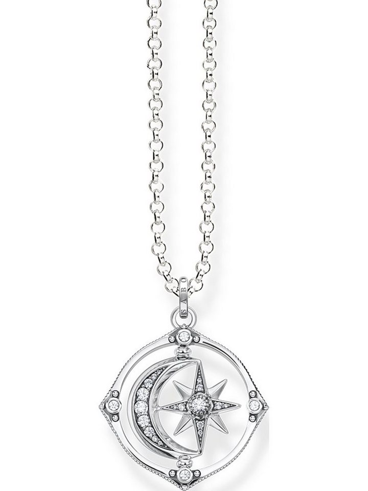 THOMAS SABO Silberkette Thomas Sabo Damen-Kette 925er Silber Zirkonia von THOMAS SABO
