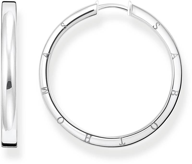 THOMAS SABO Creolen-Set Kreolen mit Thomas Sabo Gravur - 925 Sterlingsilber von THOMAS SABO