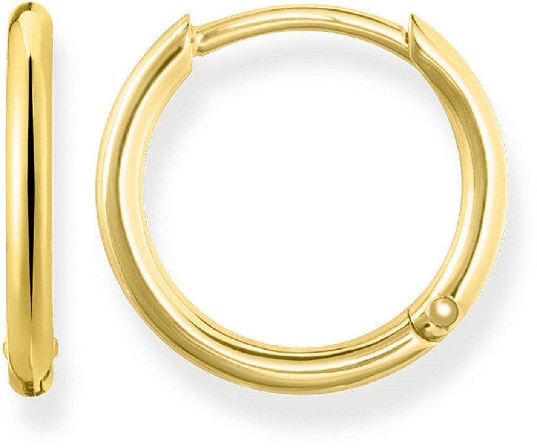 THOMAS SABO Creolen-Set Kreolen gold klein - 750 Gelbgold Vergoldung von THOMAS SABO