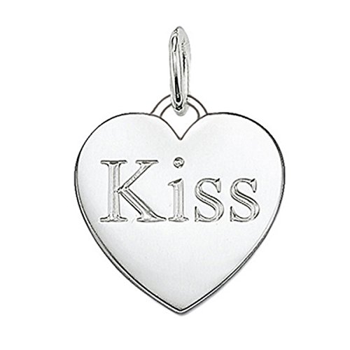 THOMAS SABO Damen-Anhänger Herz Kiss 925 Silber - PE437-001-12 THOMAS SABO Damen-Anhänger Herz Kiss 925 Silber - PE437-001-12 von THOMAS SABO