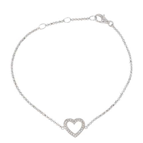 THOMAS SABO Damen-Armband 925 Silber Zirkonia weiß Brillantschliff 19.5 cm - SCA150153 von THOMAS SABO