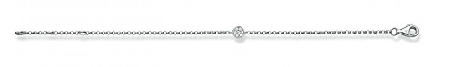 THOMAS SABO Damen-Armband 925 Silber Zirkonia weiß Ovalschliff 19.5 cm - SCA150007 von THOMAS SABO