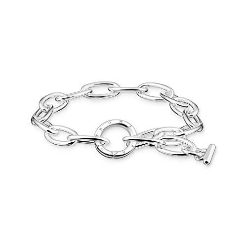 Thomas Sabo Damen Armband Glieder Silber, 925er Sterlingsilber, Länge: 15-19 cm, A2035-001-21-L19V von THOMAS SABO