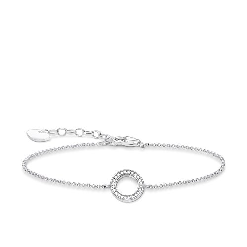 Thomas Sabo Damen Armband Kreis Zirkonia 925er Sterling Silber A1652-051-14-L19V Thomas Sabo Damen Armband Kreis Zirkonia 925er Sterling Silber A1652-051-14-L19V von THOMAS SABO