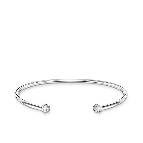 Thomas Sabo Armreif weißer Stein 925 Sterling Silber AR104-051-14-L17,5 von THOMAS SABO