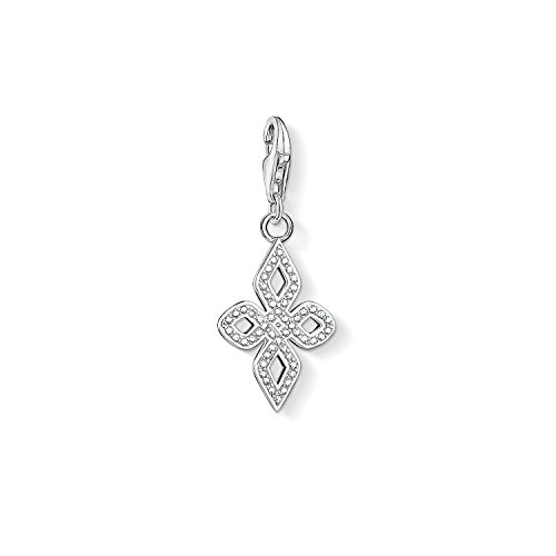 THOMAS SABO Damen-Charm-Anhänger Ginko Charm Club 925 Sterling Silber 1529-001-21 von THOMAS SABO