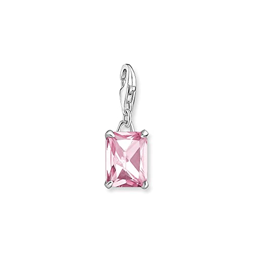 Thomas Sabo Charm-Anhänger rosa Stein 925 Sterlingsilber 1920-051-9 von THOMAS SABO