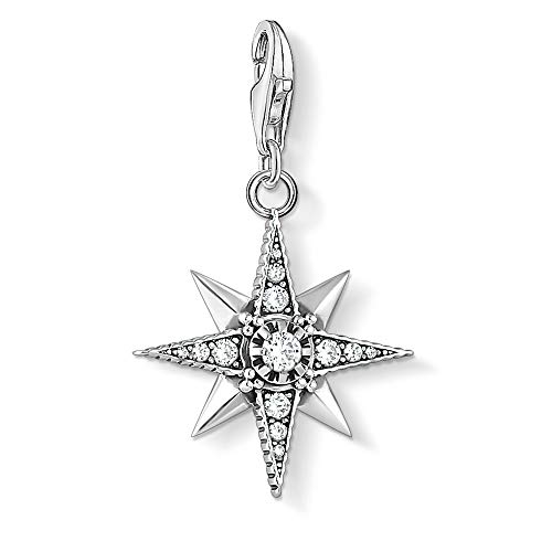 Thomas Sabo Damen Charm-Anhänger Royalty Stern 925 Sterling Silber 1756-643-14 von THOMAS SABO