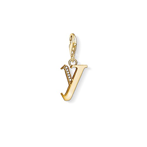 Thomas Sabo Damen-Charm-Anhänger X Buchstabe Gold Charm Club 925 Sterling Silber 1630-414-39 Thomas Sabo Damen-Charm-Anhänger X Buchstabe Gold Charm Club 925 Sterling Silber 1630-414-39 von THOMAS SABO