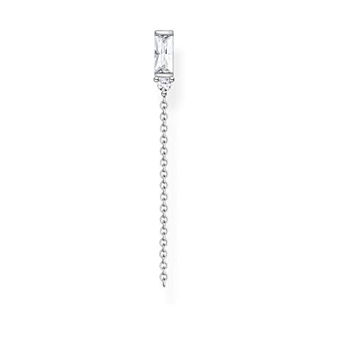 Thomas Sabo Damen Einzel Ohrring weißer Stein 925 Sterlingsilber H2183-051-14 von THOMAS SABO