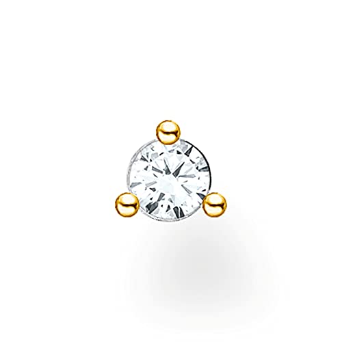 Thomas Sabo Einzel Ohrstecker Weißer Stein vergoldetes Silber H2197-414-14 Thomas Sabo Einzel Ohrstecker Weißer Stein vergoldetes Silber H2197-414-14 von THOMAS SABO