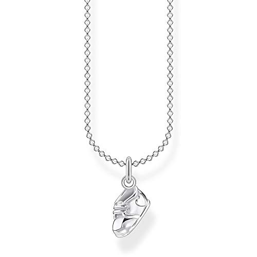 Thomas Sabo Damen Halskette Babyschuh silber 925 Sterlingsilber, 38-45 cm Länge von THOMAS SABO