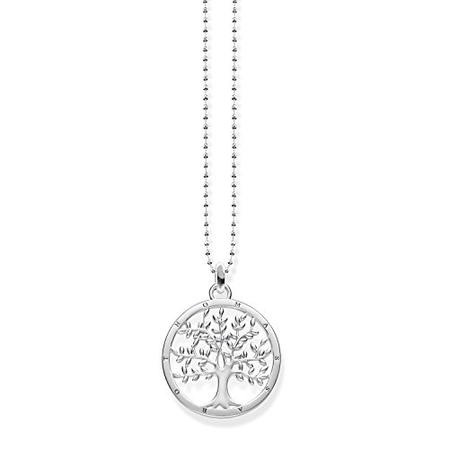 Thomas Sabo Damen Kette mit Anhänger Tree of Love 925 Sterling Silber KE1660-001-21-L45v von THOMAS SABO