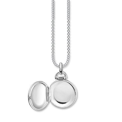 THOMAS SABO Damen-Kette Medaillon Kleeblatt rund 925 Sterling Silber D_KE0038-725-14-L45v von THOMAS SABO