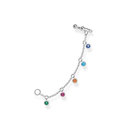 Thomas Sabo Ohrklemme bunte Steine silber 925 Sterling Silber EC0025-477-7 von THOMAS SABO