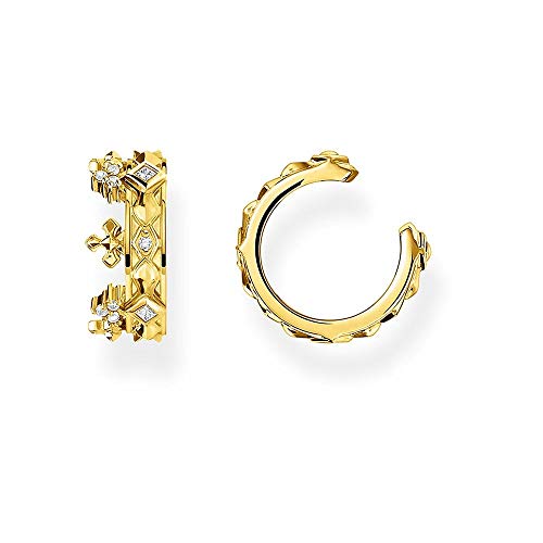 Thomas Sabo Damen Ohrring Ear Climber Krone 925 Sterling Silber EC0016-414-14 von THOMAS SABO
