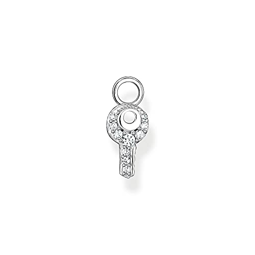 THOMAS SABO Damen Ohrring Anhänger Schlüssel 925er Sterlingsilber mit Zirkonia, EP015-051-14 THOMAS SABO Damen Ohrring Anhänger Schlüssel 925er Sterlingsilber mit Zirkonia, EP015-051-14 von THOMAS SABO