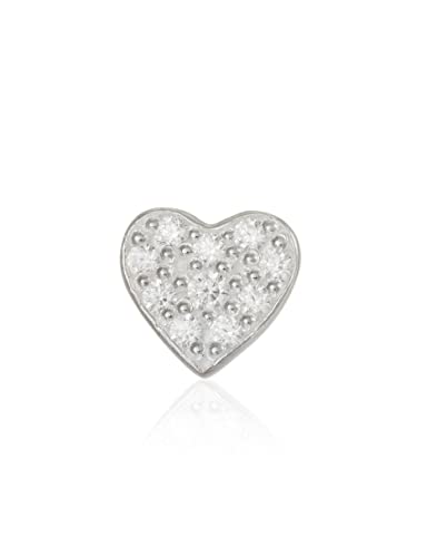 Thomas Sabo Einzel Ohrstecker Herz pavé silber 925 Sterling Silber H2145-051-14 von THOMAS SABO