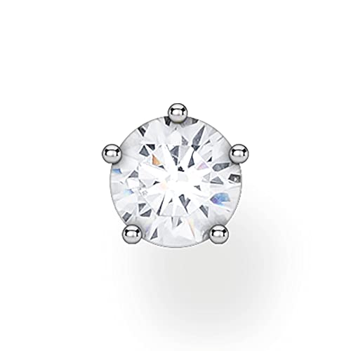 Thomas Sabo Einzel Ohrstecker weißer Stein silber 925 Sterling Silber H2148-051-14 von THOMAS SABO