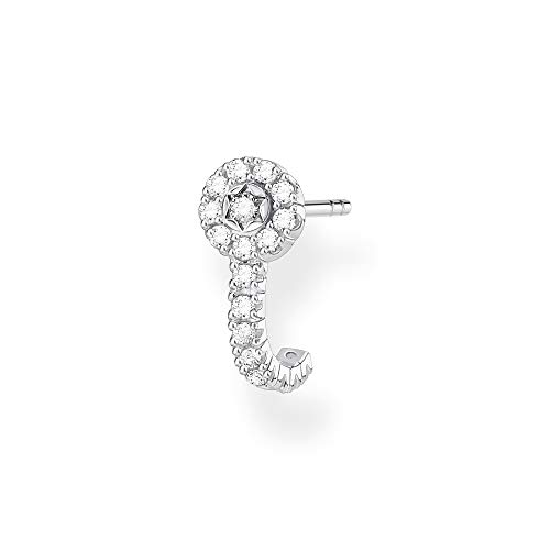 Thomas Sabo Damen Einzel Ohrstecker weiße Steine silber, 925 Sterlingsilber Thomas Sabo Damen Einzel Ohrstecker weiße Steine silber, 925 Sterlingsilber von THOMAS SABO