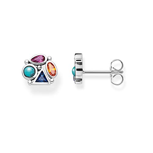 Thomas Sabo Ohrstecker farbige Steine 925 Sterling Silber H2034-320-7 von THOMAS SABO