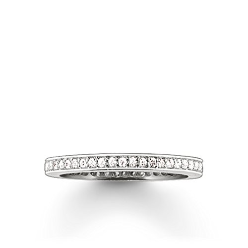 THOMAS SABO Damen Ring 925er Sterlingsilber Eternityring Pavé, TR1983-051-14-50 von THOMAS SABO