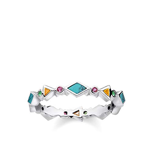 THOMAS SABO Ring Farbige Steine 925 Sterling Silber TR2229-984-7-58 THOMAS SABO Ring Farbige Steine 925 Sterling Silber TR2229-984-7-58 von THOMAS SABO