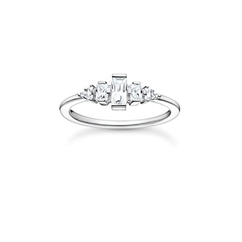 THOMAS SABO Damen Ring weiße Steine 925 Sterlingsilber TR2347-051-14-54 von THOMAS SABO
