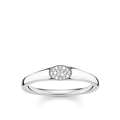 THOMAS SABO Damen Ring weiße Steine Silber 925 Sterlingsilber TR2315-051-14 von THOMAS SABO