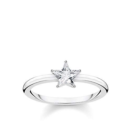 Thomas Sabo Damen-Ring Funkelnder Stern silber 925 Sterlingsilber TR2270-051-14-50 von THOMAS SABO