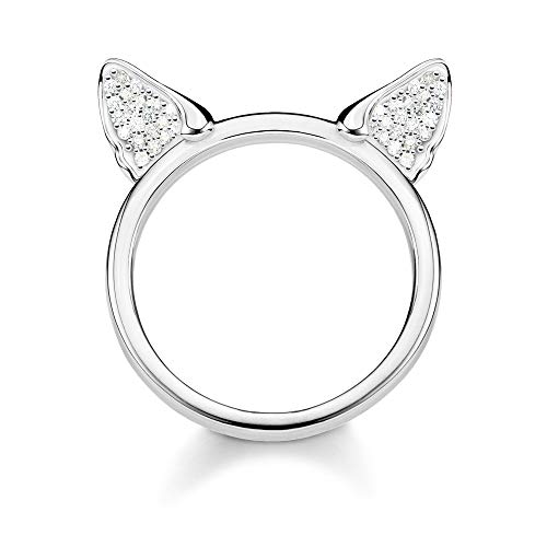 Thomas Sabo Damen-Ring Katzenohren silber 925 Sterlingsilber TR2259-051-14-54 von THOMAS SABO