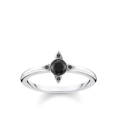 Thomas Sabo Damen-Ring Schwarze Steine silber 925 Sterlingsilber TR2268-643-11-54 Thomas Sabo Damen-Ring Schwarze Steine silber 925 Sterlingsilber TR2268-643-11-54 von THOMAS SABO