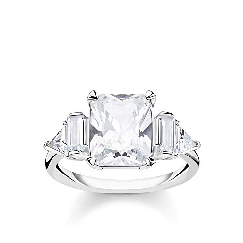 Thomas Sabo Damen-Ring Weiße Steine 925 Sterlingsilber TR2262-051-14-56 von THOMAS SABO