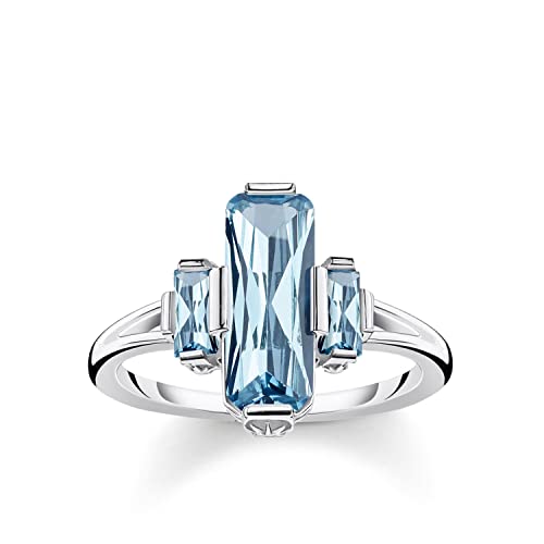 THOMAS SABO Ring große blaue Steine 925 Sterling Silber TR2267-009-1-58 THOMAS SABO Ring große blaue Steine 925 Sterling Silber TR2267-009-1-58 von THOMAS SABO