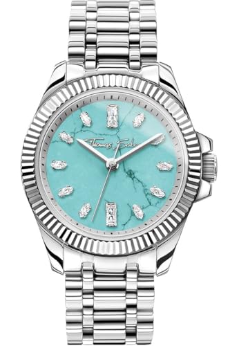 THOMAS SABO Damen-Uhren Analog Quarz One Size, Türkis 32030763 von THOMAS SABO