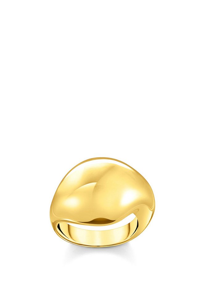 THOMAS SABO Fingerring Ring Organische Tropfenform Gold (Set) von THOMAS SABO