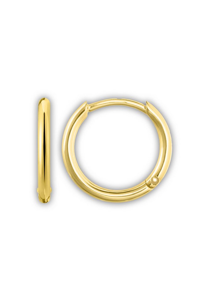 THOMAS SABO Fingerring Vergoldete Klassische Creolen in Breiterer Form (Set) von THOMAS SABO