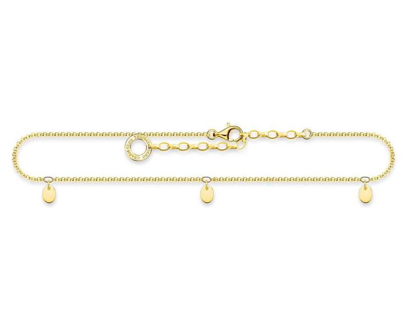 THOMAS SABO Fußkette mit Anhänger Plättchen AK0025-001-21-L27V von THOMAS SABO