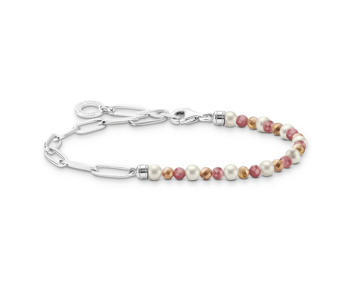 THOMAS SABO Gliederarmband Charm- Silber und Bunte Beads von THOMAS SABO