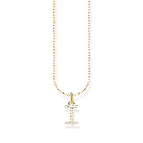 THOMAS SABO Halskette Buchstabe I vergoldetes Silber mit Zirkonia KE2248-414-14 THOMAS SABO Halskette Buchstabe I vergoldetes Silber mit Zirkonia KE2248-414-14 von THOMAS SABO